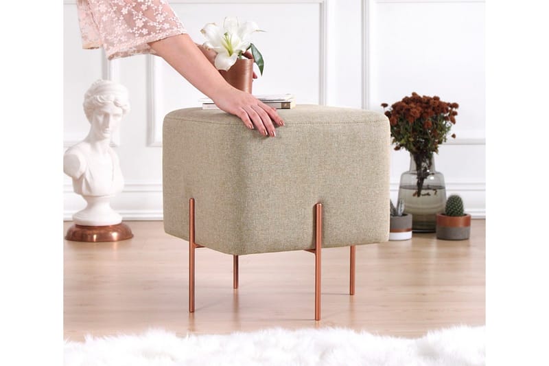 Yellowknife Siddepuf 40 cm - Brun - Møbler - Stole & lænestole - Taburet & skammel - Ottoman