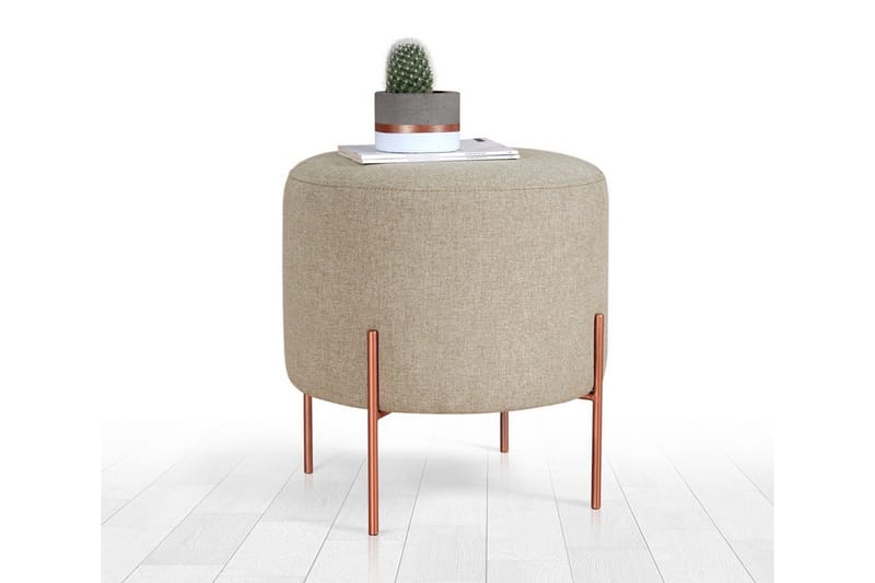 Yellowknife Siddepuf 40 cm - Brun - Møbler - Stole & lænestole - Taburet & skammel - Ottoman