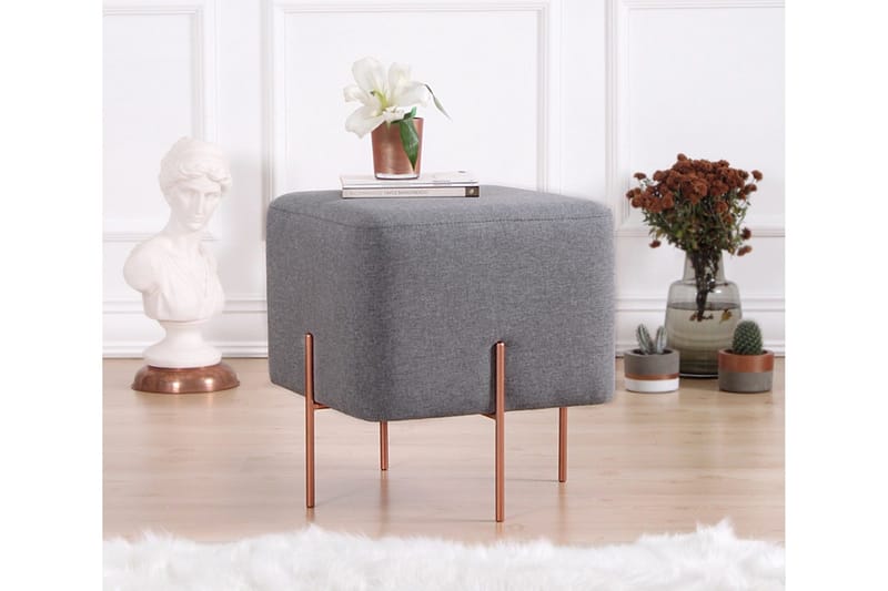 Yellowknife Siddepuf 40 cm - Grå - Møbler - Stole & lænestole - Taburet & skammel - Ottoman