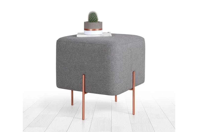 Yellowknife Siddepuf 40 cm - Grå - Møbler - Stole & lænestole - Taburet & skammel - Ottoman
