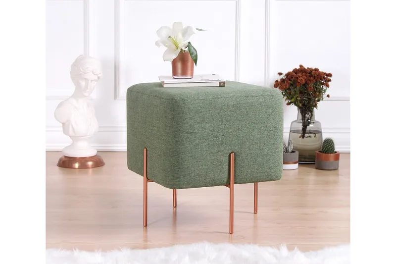 Yellowknife Siddepuf 40 cm, Grøn