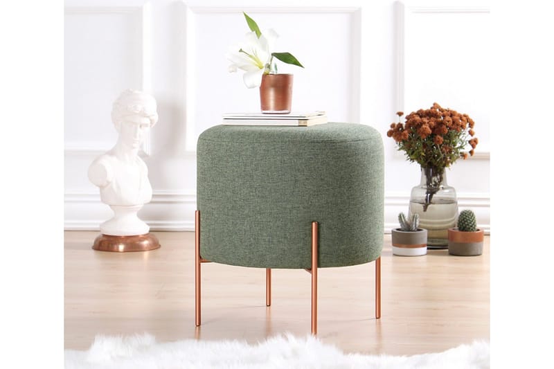 Yellowknife Siddepuf 40 cm - Grøn - Møbler - Stole & lænestole - Taburet & skammel - Ottoman