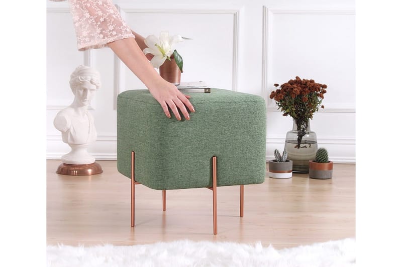 Yellowknife Siddepuf 40 cm - Grøn - Møbler - Stole & lænestole - Taburet & skammel - Ottoman