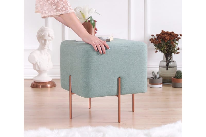 Yellowknife Siddepuf 40 cm - Havgrøn - Møbler - Stole & lænestole - Taburet & skammel - Ottoman