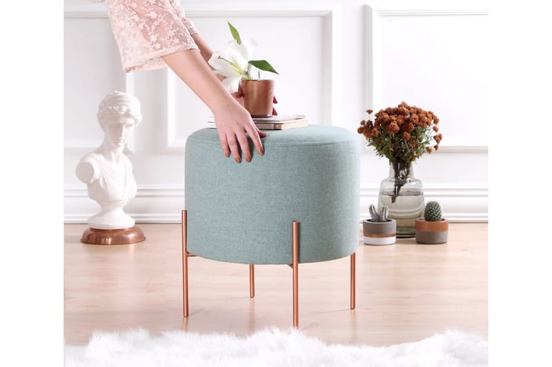 Yellowknife Siddepuf 40 cm - Havgrøn - Møbler - Stole & lænestole - Taburet & skammel - Ottoman