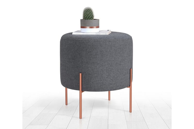 Yellowknife Siddepuf 40 cm - Mørkegrå - Møbler - Stole & lænestole - Taburet & skammel - Ottoman