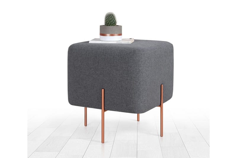 Yellowknife Siddepuf 40 cm - Mørkegrå - Møbler - Stole & lænestole - Taburet & skammel - Ottoman