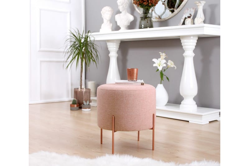 Yellowknife Siddepuf 40 cm - Rosa - Møbler - Stole & lænestole - Taburet & skammel - Ottoman