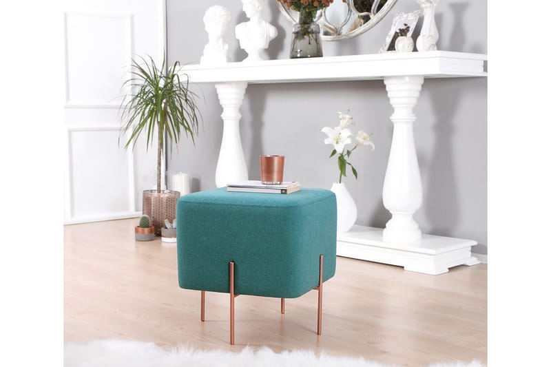 Yellowknife Siddepuf 40 cm - Turkis - Møbler - Stole & lænestole - Taburet & skammel - Ottoman