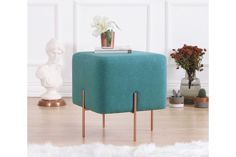 Yellowknife Siddepuf 40 cm - Turkis - Møbler - Stole & lænestole - Taburet & skammel - Ottoman