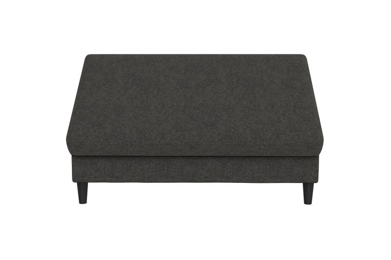 Ottoman/Taburet Hartford Antracit, Linnedstoflook (100% Polyester - Antracit, Linnedstoflook (100% Polyester - Møbler - Stole & lænestole - Taburet & skammel - Puf