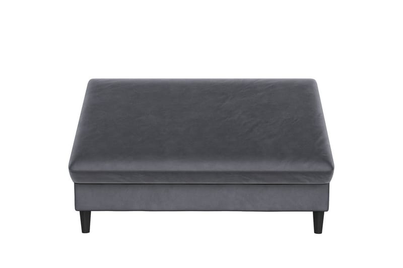 Ottoman/Taburet Hartford Antracit, Velour - Antracit, Velour - Møbler - Stole & lænestole - Taburet & skammel - Puf