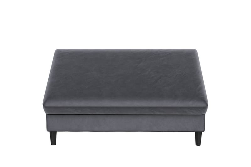 Ottoman/Taburet Hartford Antracit, Velour - Antracit, Velour - Møbler - Stole & lænestole - Taburet & skammel - Puf