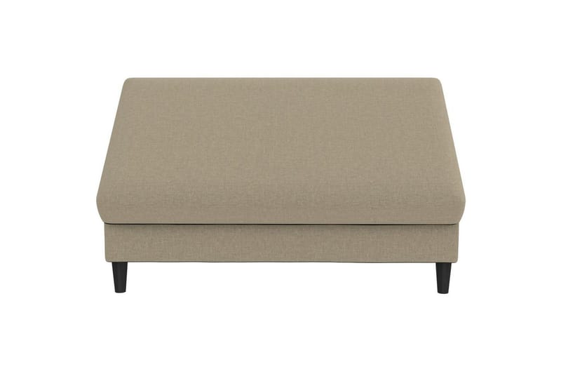 Ottoman/Taburet Hartford Brun, Linnedstoflook (100% Polyester - Brun, Linnedstoflook (100% Polyester - Møbler - Stole & lænestole - Taburet & skammel - Puf