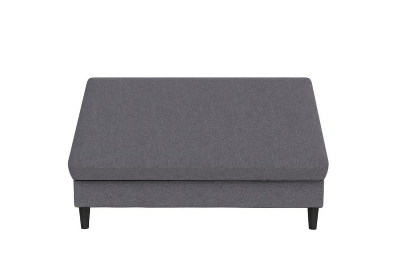 Ottoman/Taburet Hartford Grå, Linnedstoflook (100% Polyester - Grå, Linnedstoflook (100% Polyester - Møbler - Stole & lænestole - Taburet & skammel - Puf