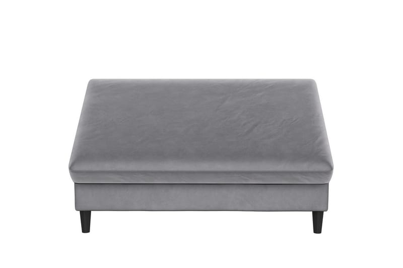Ottoman/Taburet Hartford Grå, Velour - Grå, Velour - Møbler - Stole & lænestole - Taburet & skammel - Puf