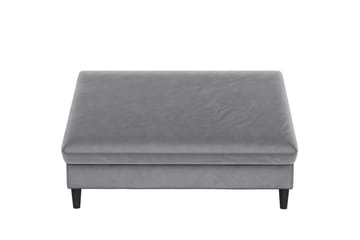 Ottoman/Taburet Hartford Grå, Velour - Grå, Velour - Møbler - Stole & lænestole - Taburet & skammel - Puf