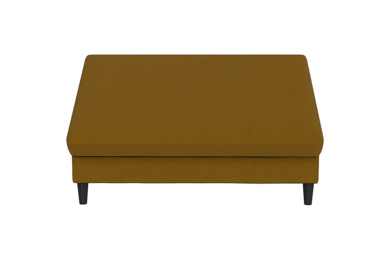 Ottoman/Taburet Hartford Gul, Linnedstoflook (100% Polyester - Gul, Linnedstoflook (100% Polyester - Møbler - Stole & lænestole - Taburet & skammel - Puf