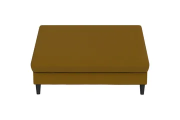Ottoman/Taburet Hartford Gul, Linnedstoflook (100% Polyester - Gul, Linnedstoflook (100% Polyester - Møbler - Stole & lænestole - Taburet & skammel - Puf