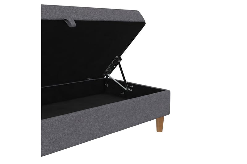 Ottoman/Taburet Lilly Lys Grå, Linned - Lys Grå, Linned - Møbler - Stole & lænestole - Taburet & skammel - Puf