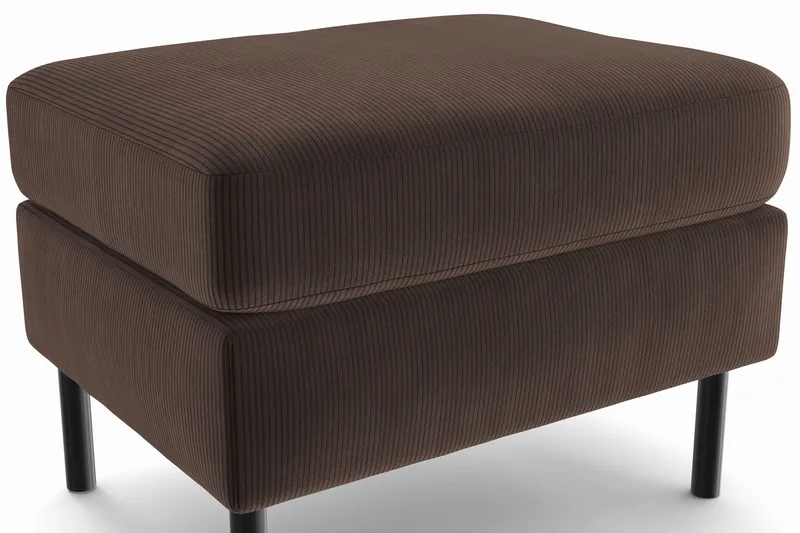 Peppe Fodskammel - Brun - Møbler - Stole & lænestole - Taburet & skammel - Puf