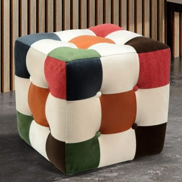Peticire Sækkepuf 42 cm - Grøn Orange Hvid - Møbler - Stole & lænestole - Taburet & skammel - Ottoman