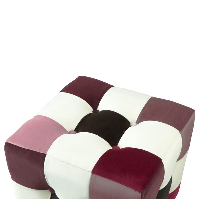 Peticire Sækkepuf 42 cm - Rød Hvid Sort - Møbler - Stole & lænestole - Taburet & skammel - Ottoman