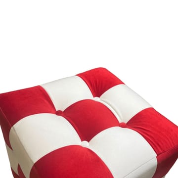 Peticire Sækkepuf 42 cm - Rød og hvid - Møbler - Stole & lænestole - Taburet & skammel - Ottoman