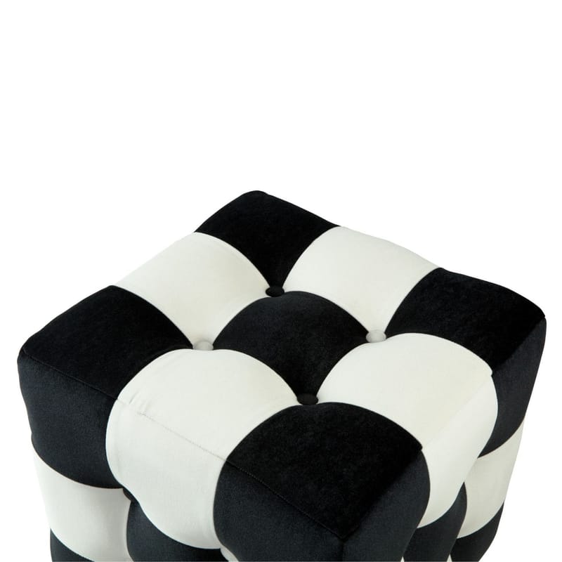 Peticire Sækkepuf 42 cm - Sort og hvid - Møbler - Stole & lænestole - Taburet & skammel - Ottoman