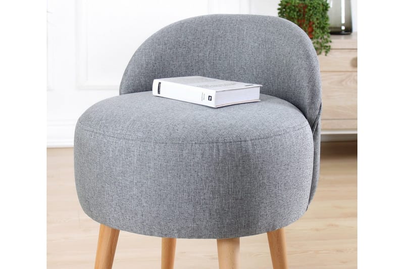 Philippi Siddepuf 42 cm - Grå - Møbler - Stole & lænestole - Taburet & skammel - Ottoman
