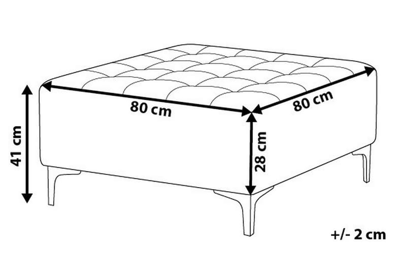 Aberdeen Fodskammel 80 | 80 cm - Blå - Puf