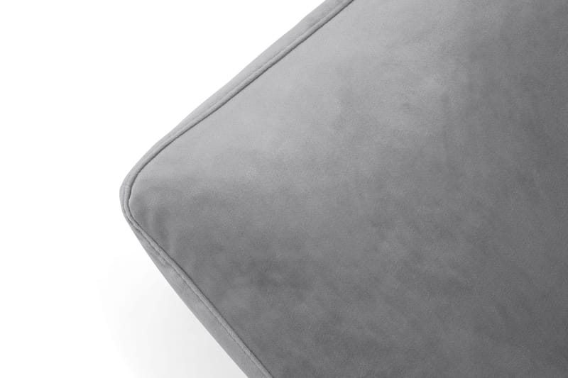 Andrew Puf Velour - Sølvgrå/Krom - Møbler - Stole & lænestole - Taburet & skammel - Puf