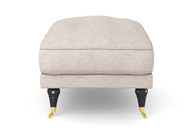 Andrew Puf - Beige/Messing - Møbler - Stole & lænestole - Taburet & skammel - Puf