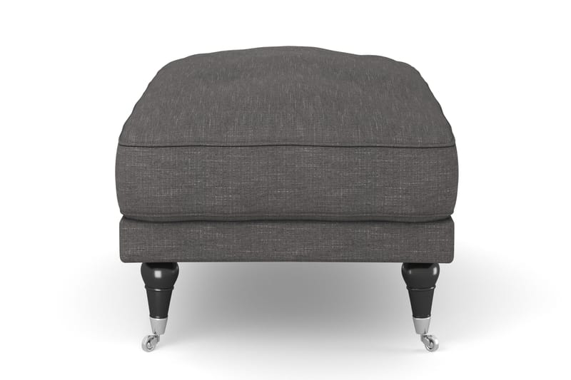 Andrew Puf - Mørkegrå/Krom - Møbler - Stole & lænestole - Taburet & skammel - Puf