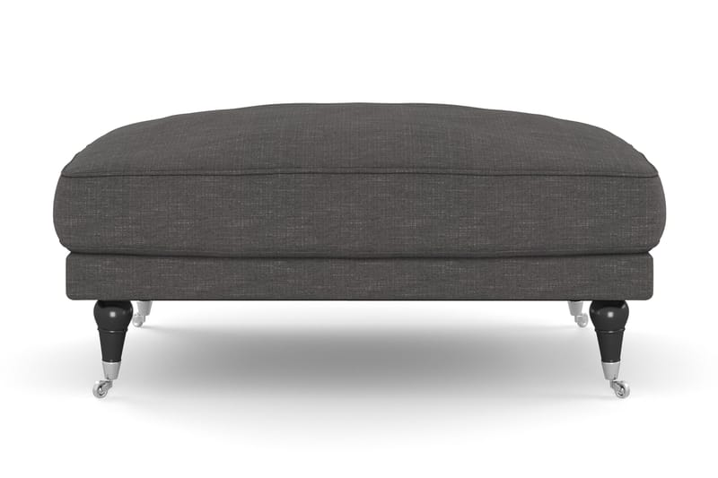 Andrew Puf - Mørkegrå/Krom - Møbler - Stole & lænestole - Taburet & skammel - Puf