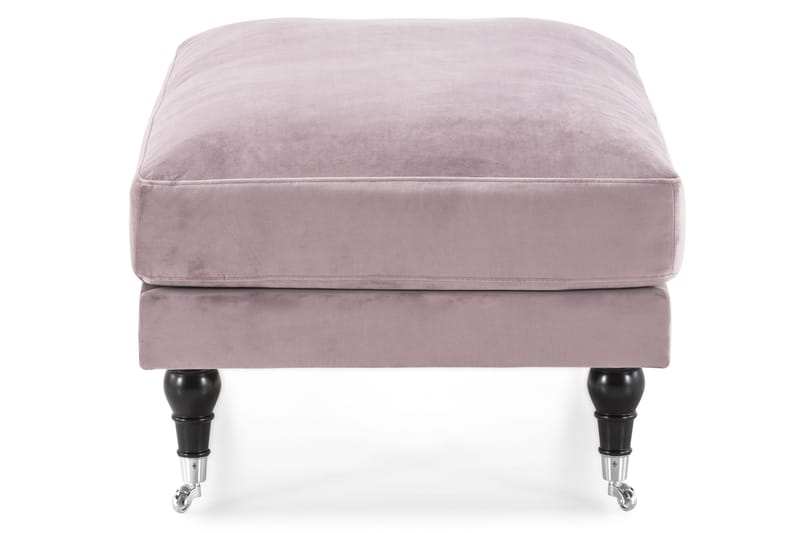 Andrew Puf Velour - Lilla/Krom - Møbler - Stole & lænestole - Taburet & skammel - Puf