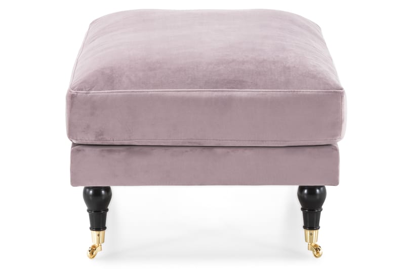 Andrew Puf Velour - Lilla/Messing - Møbler - Stole & lænestole - Taburet & skammel - Puf