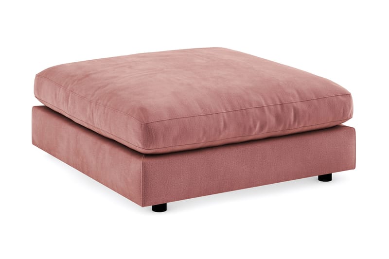 Arken Puf Velour, Lyserød