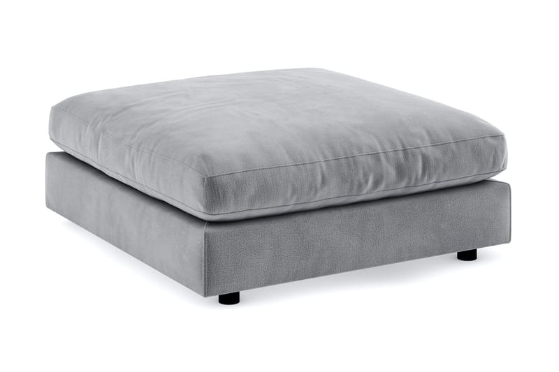 Arken Puf Velour - Lysegrå - Møbler - Stole & lænestole - Taburet & skammel - Puf