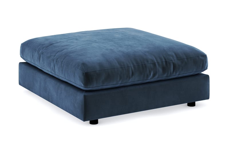 Arken Puf Velour - Midnatsblå - Møbler - Stole & lænestole - Taburet & skammel - Puf