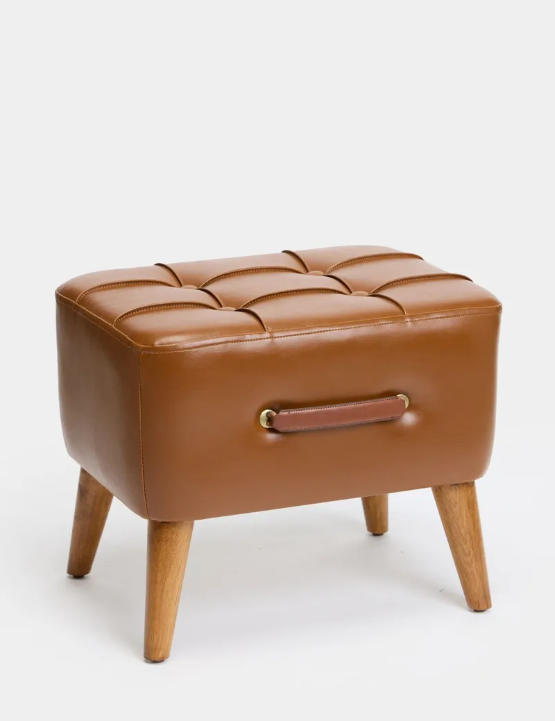 Puf Atelier Del Sofa Ottocase Nostaljik (43 x 35 x 33 cm) brun, undefined