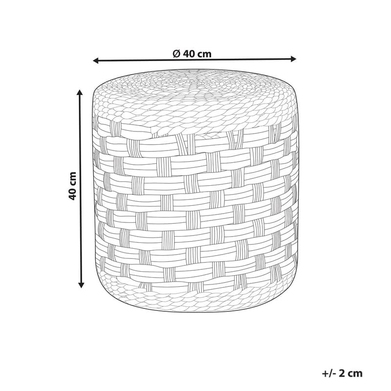 Puf Basslet - Møbler - Stole & lænestole - Taburet & skammel - Ottoman