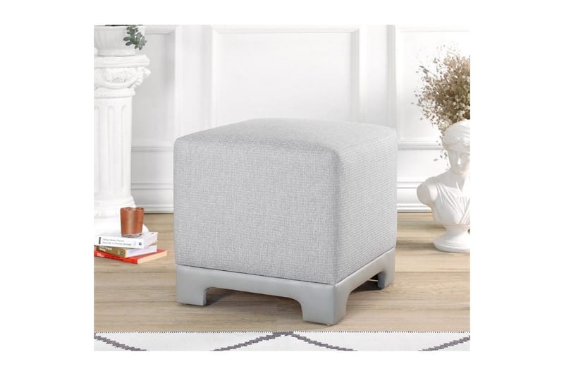 Puf Belarville Grå - Grå - Møbler - Stole & lænestole - Taburet & skammel - Ottoman