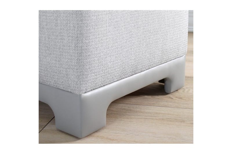 Puf Belarville Grå - Grå - Møbler - Stole & lænestole - Taburet & skammel - Ottoman