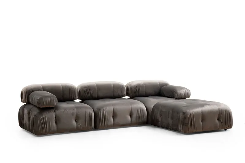 Belgin Fodskammelmodul 95 cm - Grå - Møbler - Stole & lænestole - Taburet & skammel - Puf