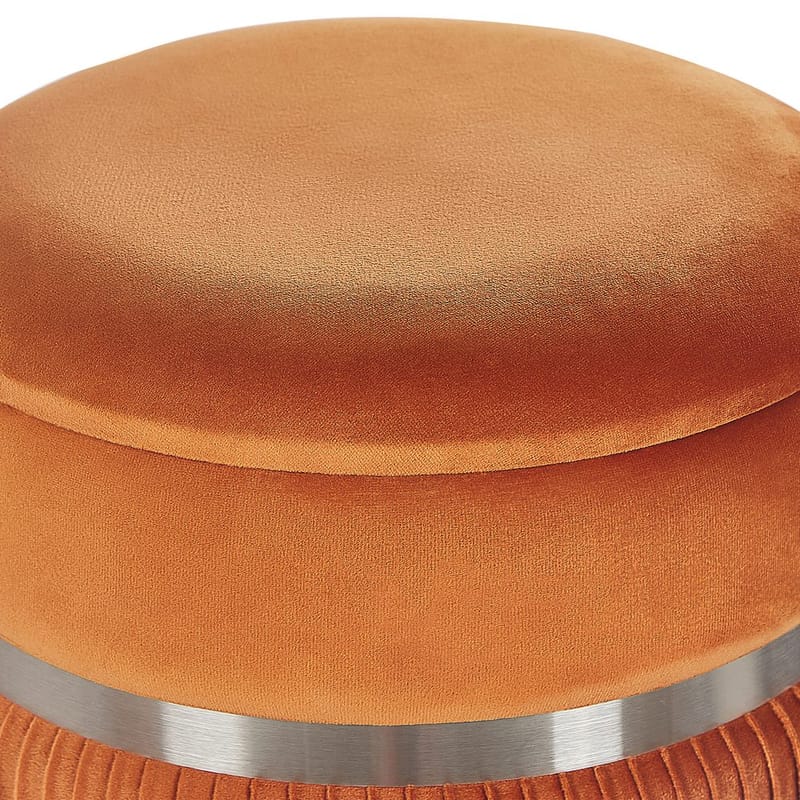 Puf Camdenton 2-pak - Orange - Møbler - Stole & lænestole - Taburet & skammel - Ottoman