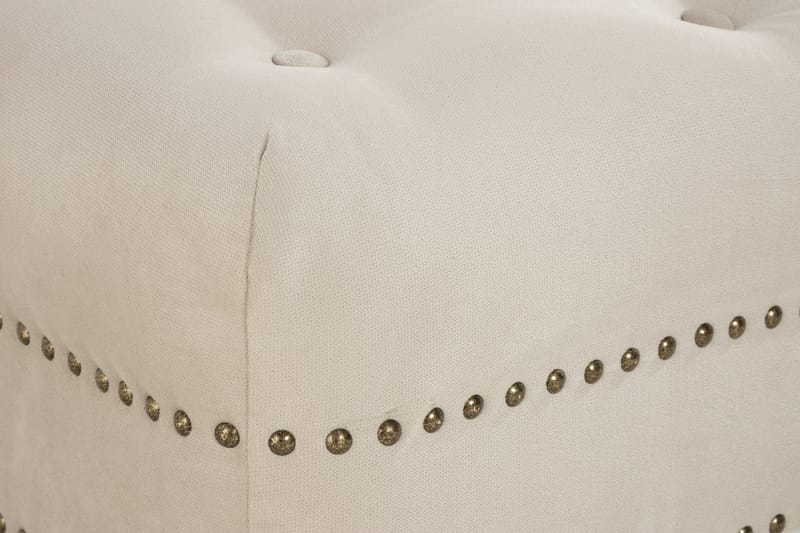 Castelano fodskammel - Beige - Møbler - Stole & lænestole - Taburet & skammel - Puf - Chesterfield puf