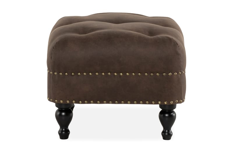 Castelano fodskammel - Brun - Møbler - Stole & lænestole - Taburet & skammel - Puf - Chesterfield puf