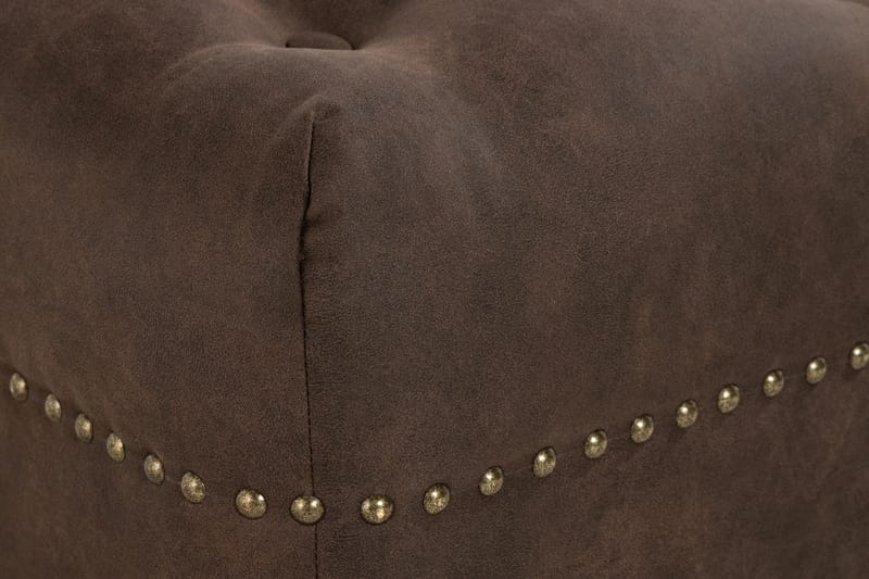 Castelano fodskammel - Brun - Møbler - Stole & lænestole - Taburet & skammel - Puf - Chesterfield puf