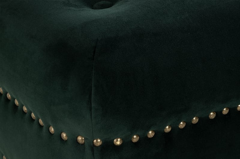 Castelano fodskammel - Grøn - Møbler - Stole & lænestole - Taburet & skammel - Puf - Chesterfield puf